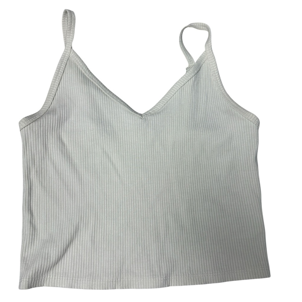 American Eagle tank top Ribbed V-Neck Spaghetti Strap Tank Top cami